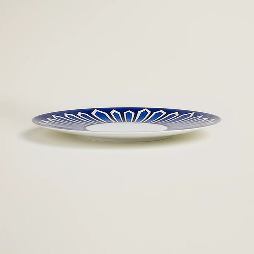 Cobalt Blue Geometric Plate