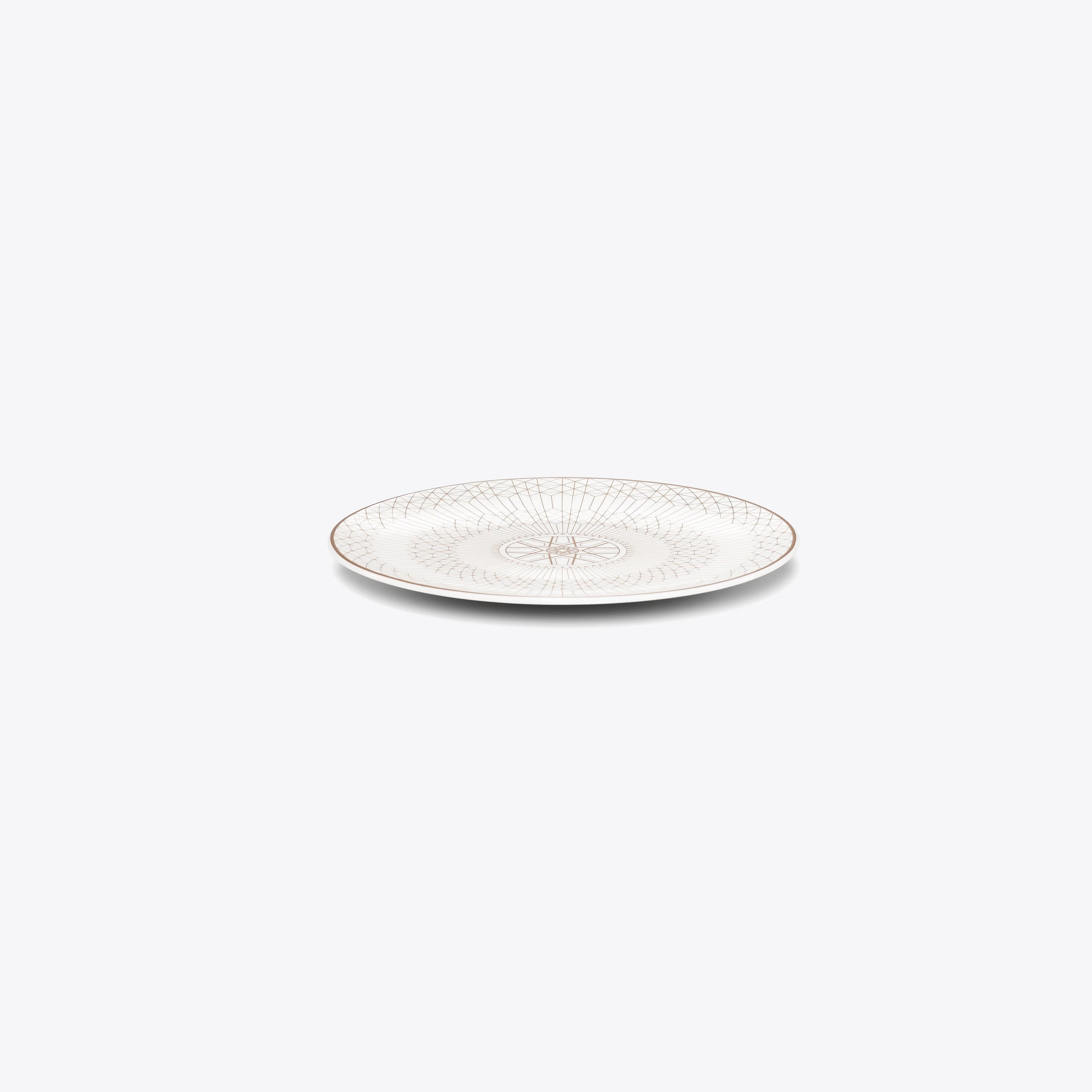Geometric Porcelain Dinnerware Set