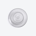 Glass-textured dinner plate