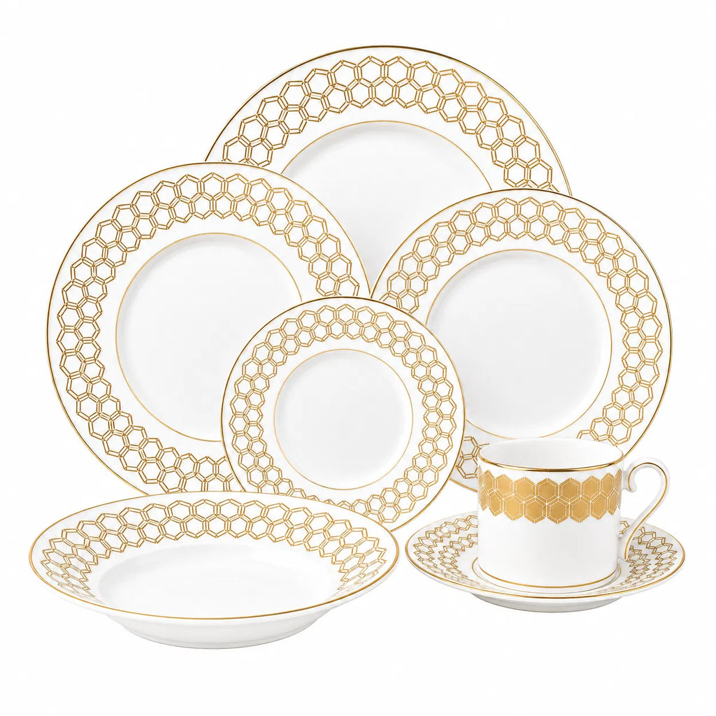 High-end bone china tableware set
