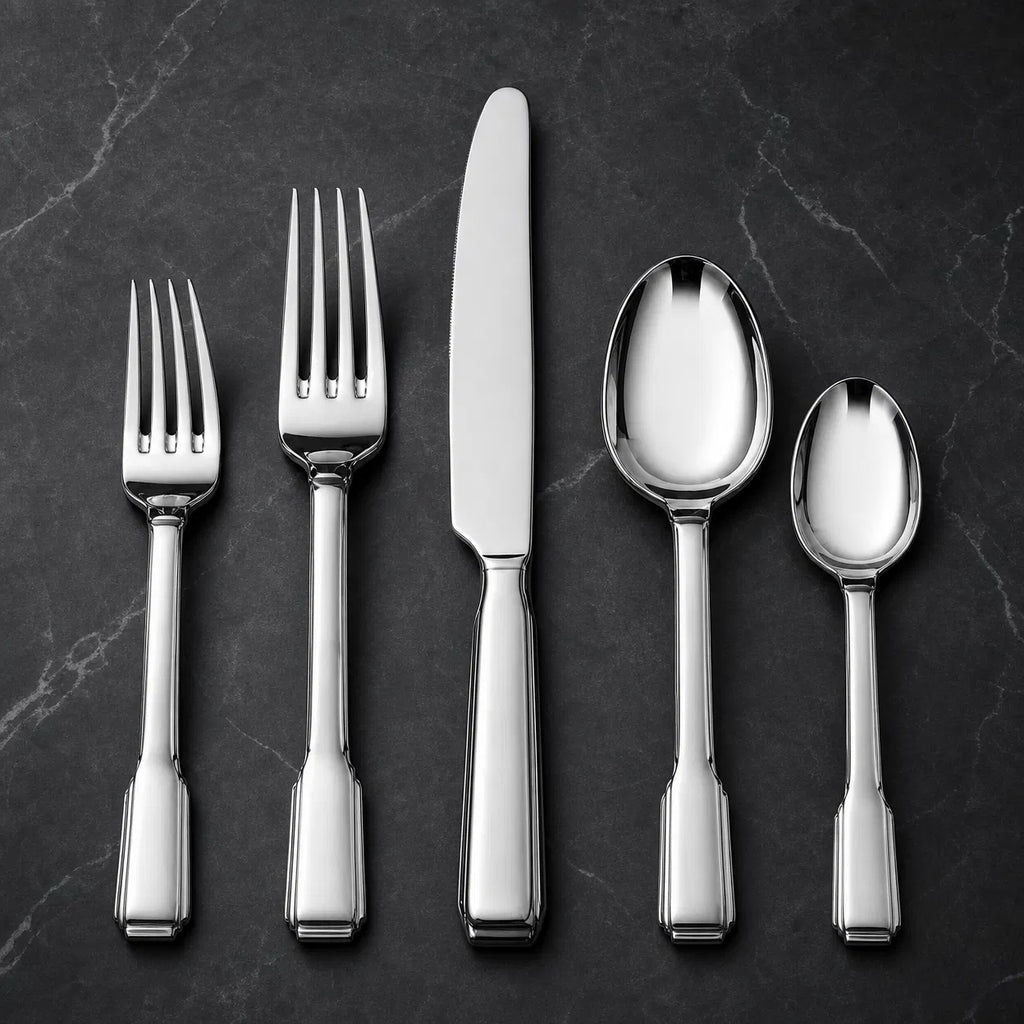 Simple five-piece tableware set