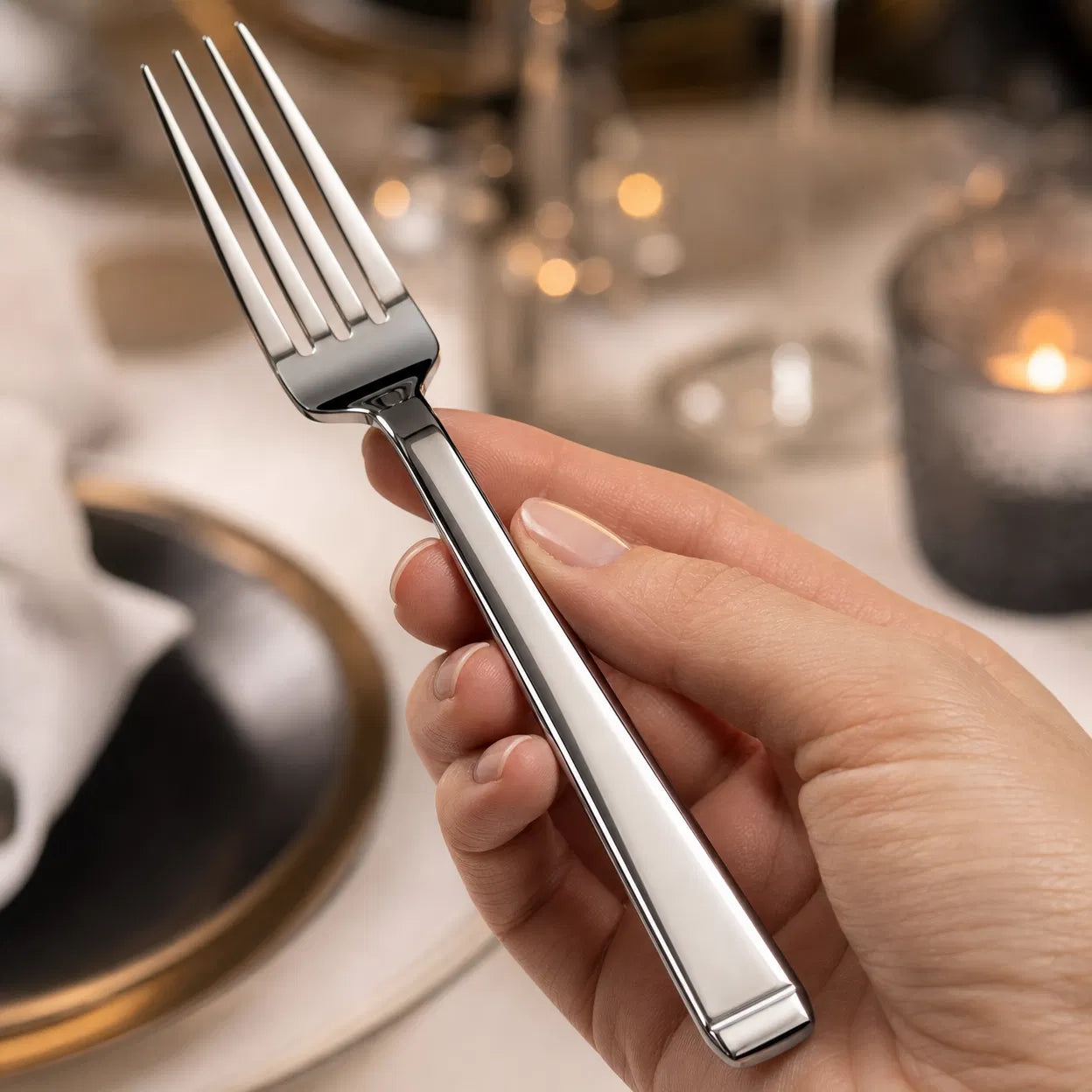 Simple five-piece tableware set