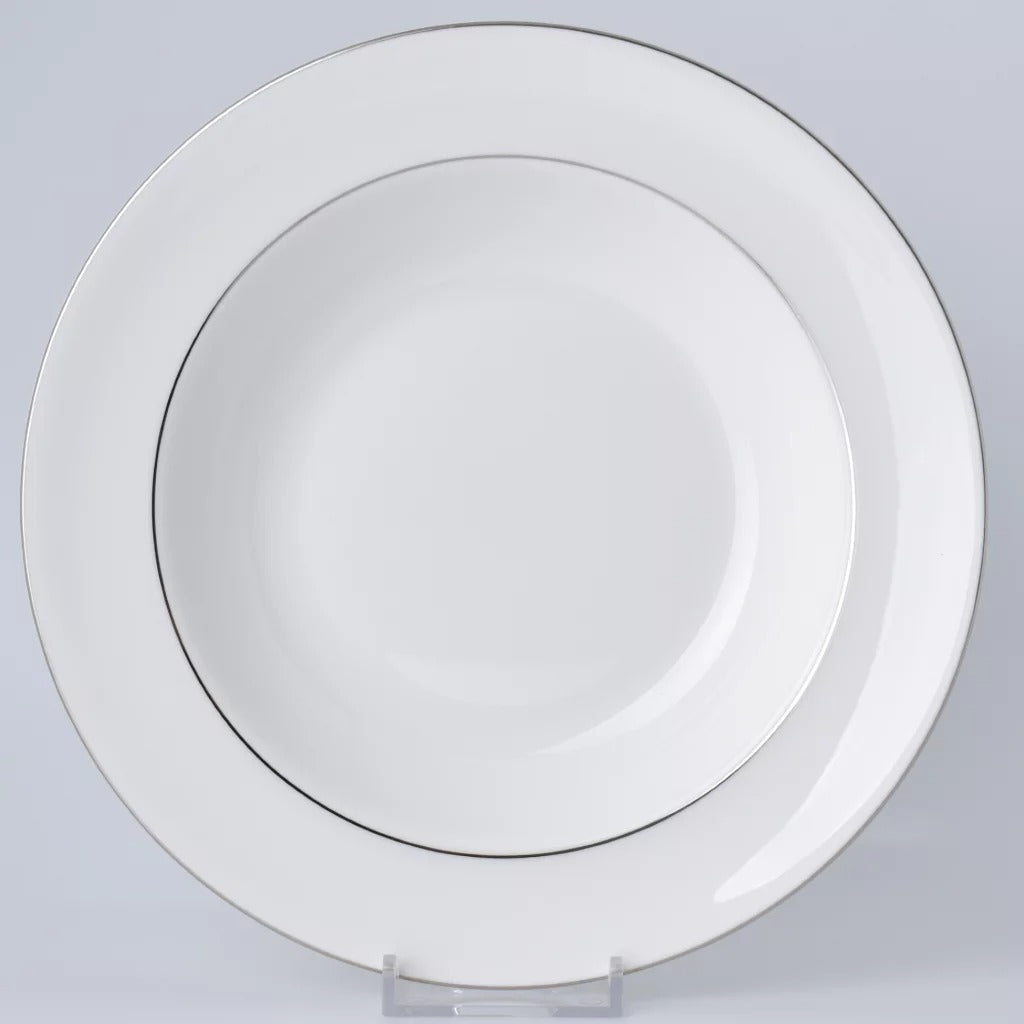 White porcelain small deep plate