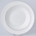 White porcelain small deep plate