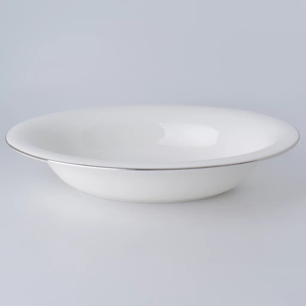 White porcelain small deep plate