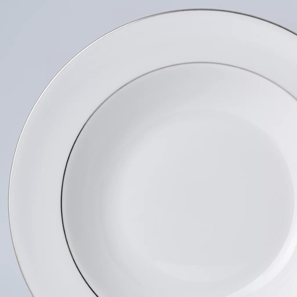 White porcelain small deep plate