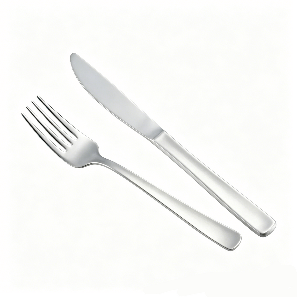 Two-piece cutlery set